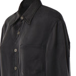 Camicia in twill di cupro e viscosa 107169 A3F8Z98 PINKO 