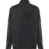 Camicia in twill di cupro e viscosa 107169 A3F8Z98 PINKO 