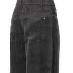 Pantaloni palazzo in twill mano pesca 107170 A3F8Z98 PINKO 