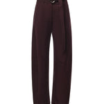 Pantaloni con cintura in misto viscosa 107201 A18ERR7 PINKO 