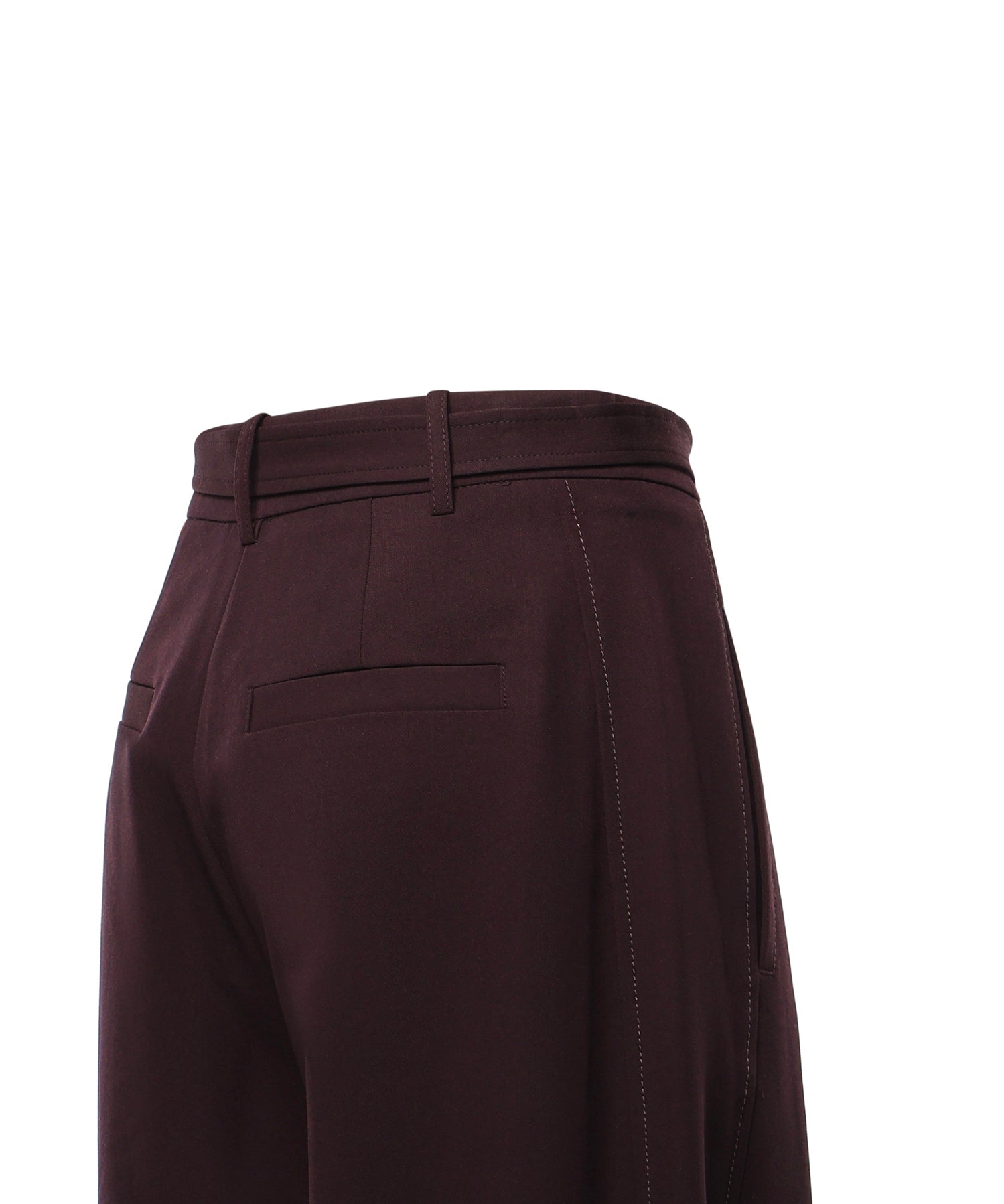 Pantaloni con cintura in misto viscosa 107201 A18ERR7 PINKO 
