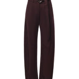 Pantaloni con cintura in misto viscosa 107201 A18ERR7 PINKO 