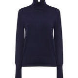 Maglia dolcevita in lana e cashmere 107204 A3G1G02 PINKO 