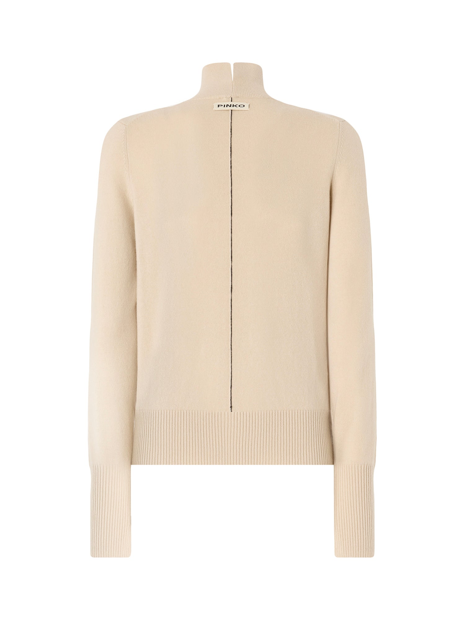 Maglia dolcevita in lana e cashmere 107204 A3G1I20 PINKO 