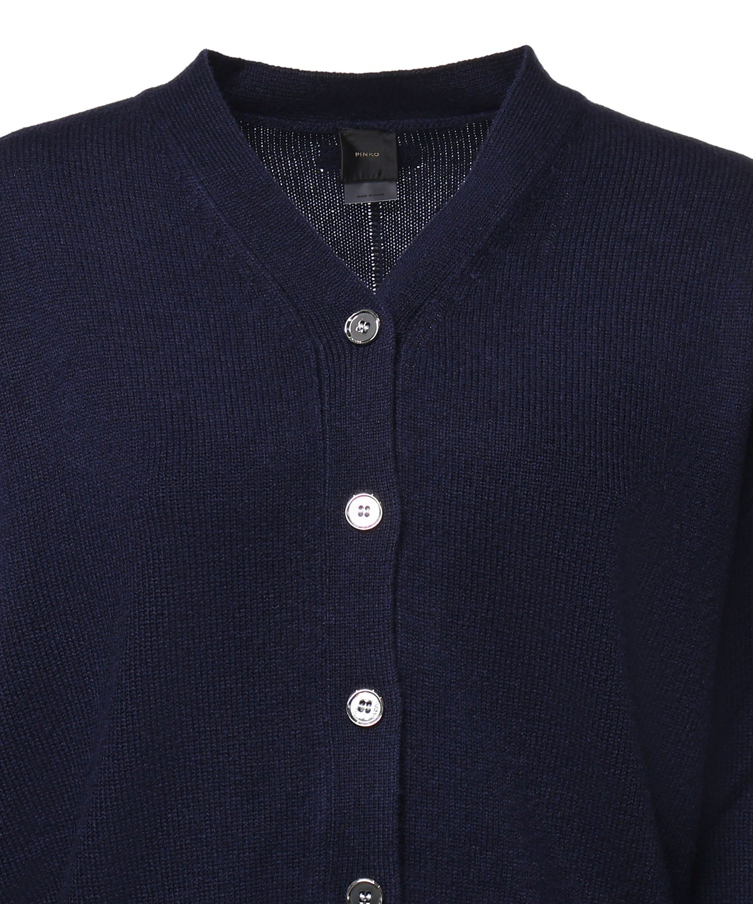 Cardigan in lana e cashmere 107212 A3G1G02 PINKO 
