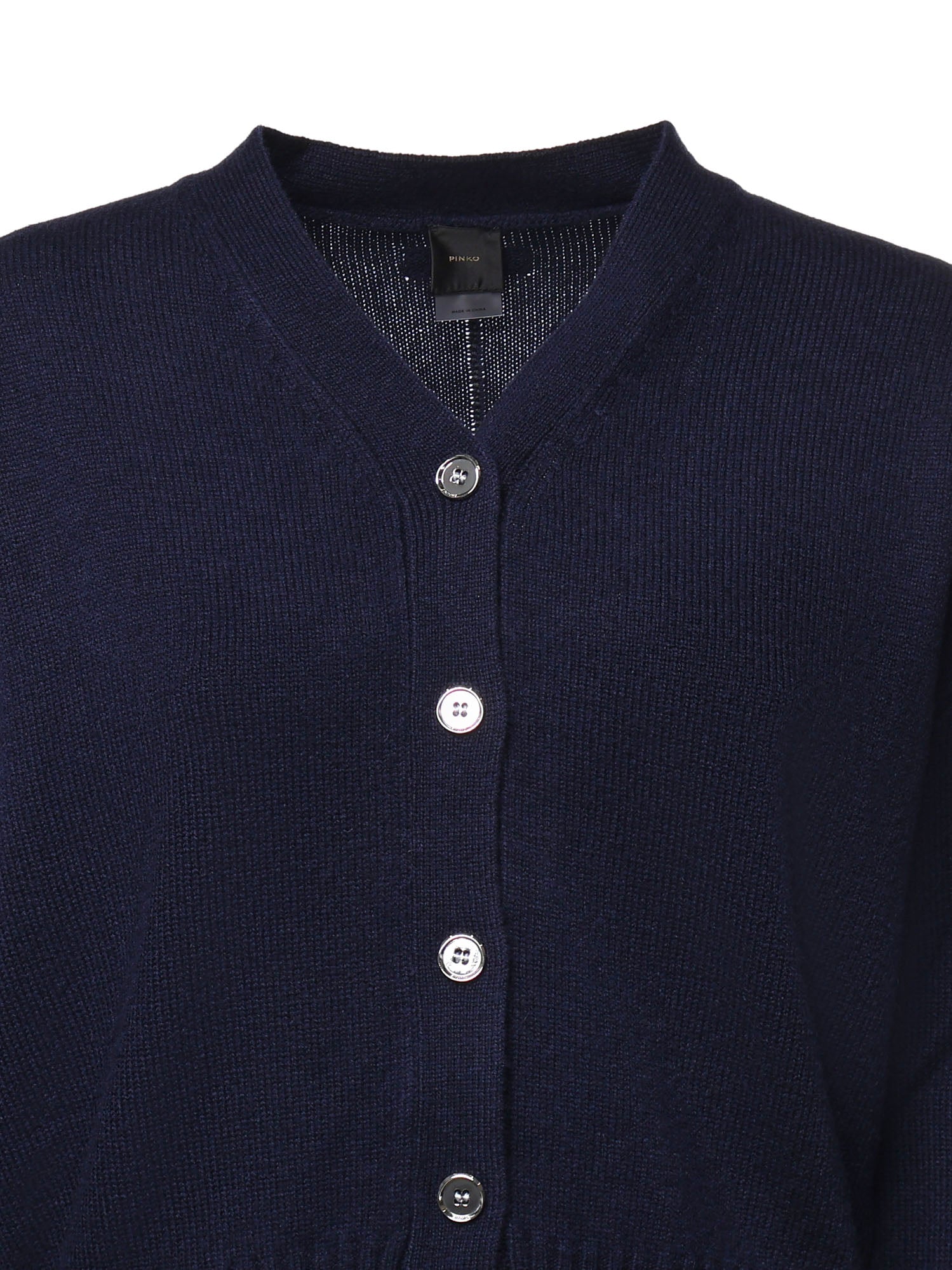 Cardigan in lana e cashmere 107212 A3G1G02 PINKO 