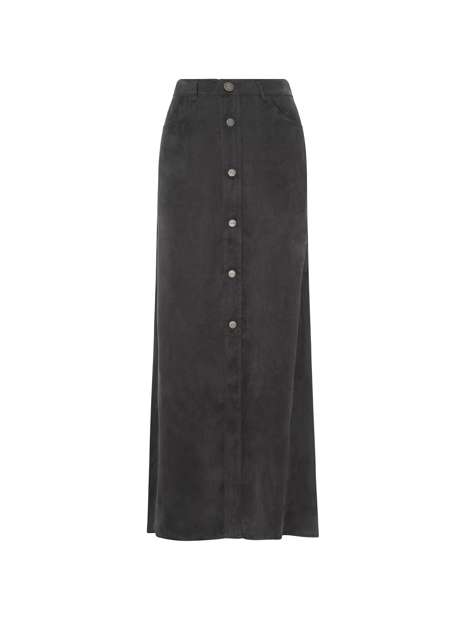 Gonna midi in lyocell e viscosa 107217 A3F8Z98 PINKO 