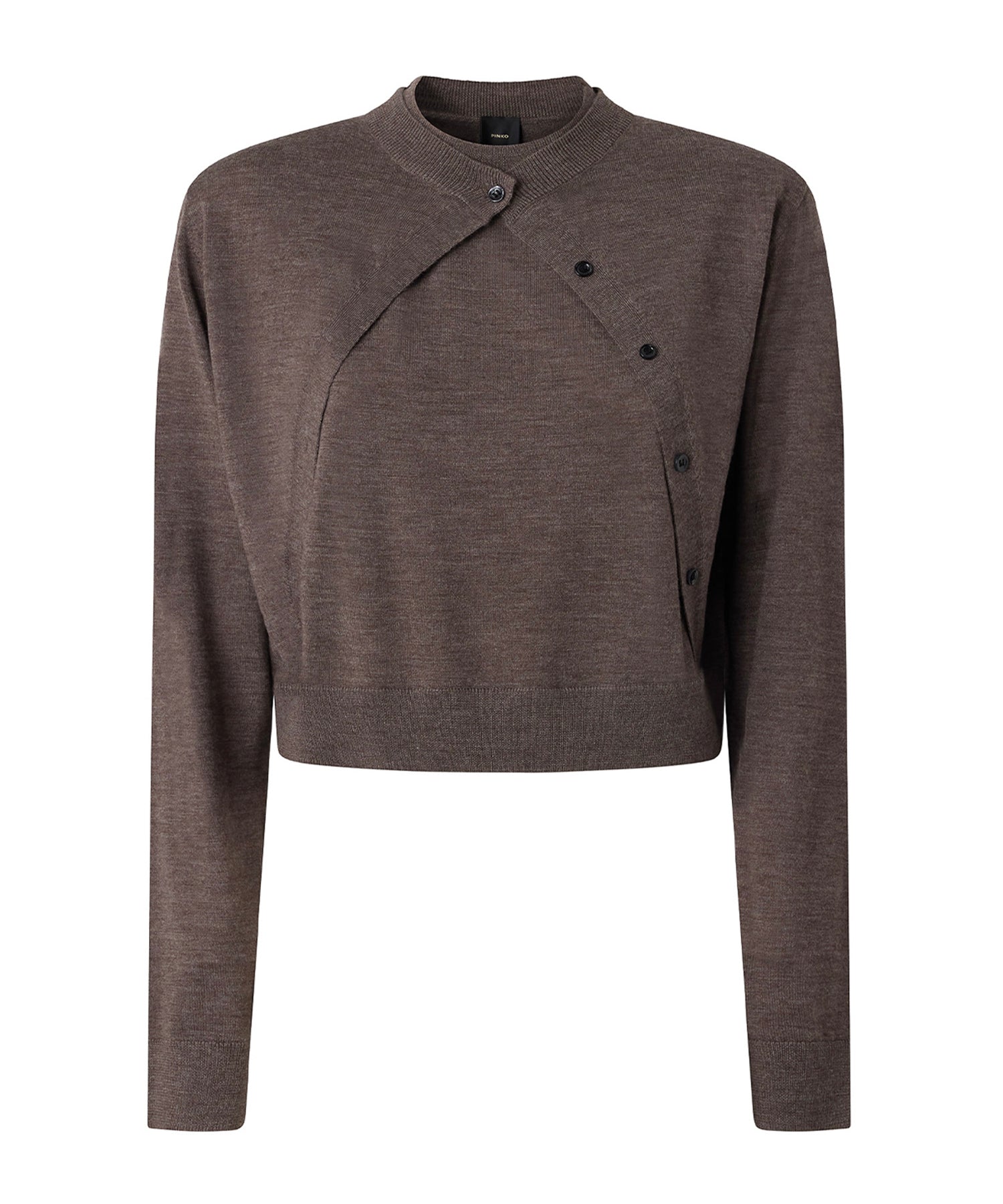 Maglia senza maniche con cardigan integrato 107259 A3FYI66 PINKO 