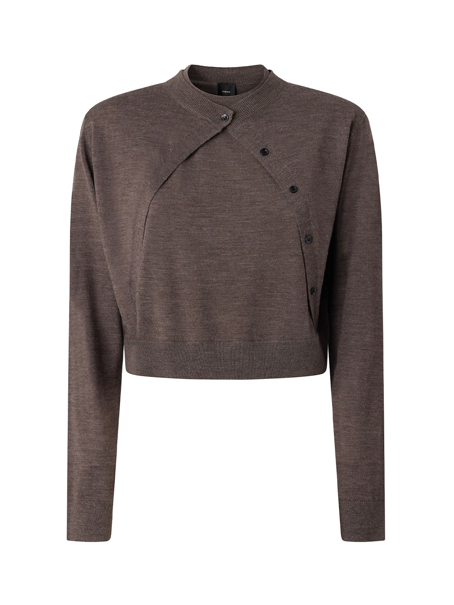 Maglia senza maniche con cardigan integrato 107259 A3FYI66 PINKO 