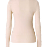 Maglia a costine con pizzo 107269 A3I0I20 PINKO 