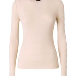 Maglia a costine con pizzo 107269 A3I0I20 PINKO 