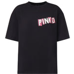T-shirt in jersey con stampa 107314 A3HWZBF PINKO 