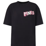 T-shirt in jersey con stampa 107314 A3HWZBF PINKO 