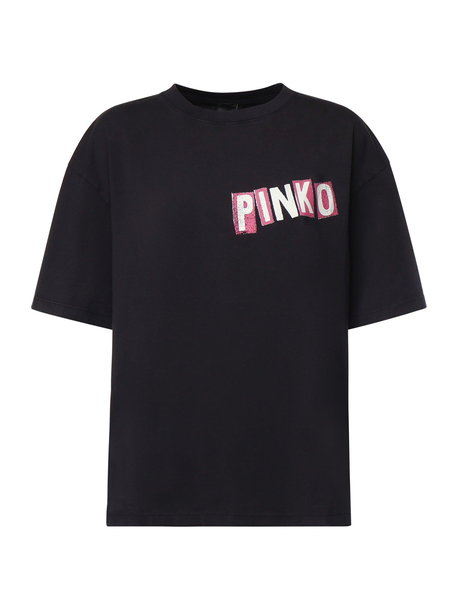 T-shirt in jersey con stampa 107314 A3HWZBF PINKO 