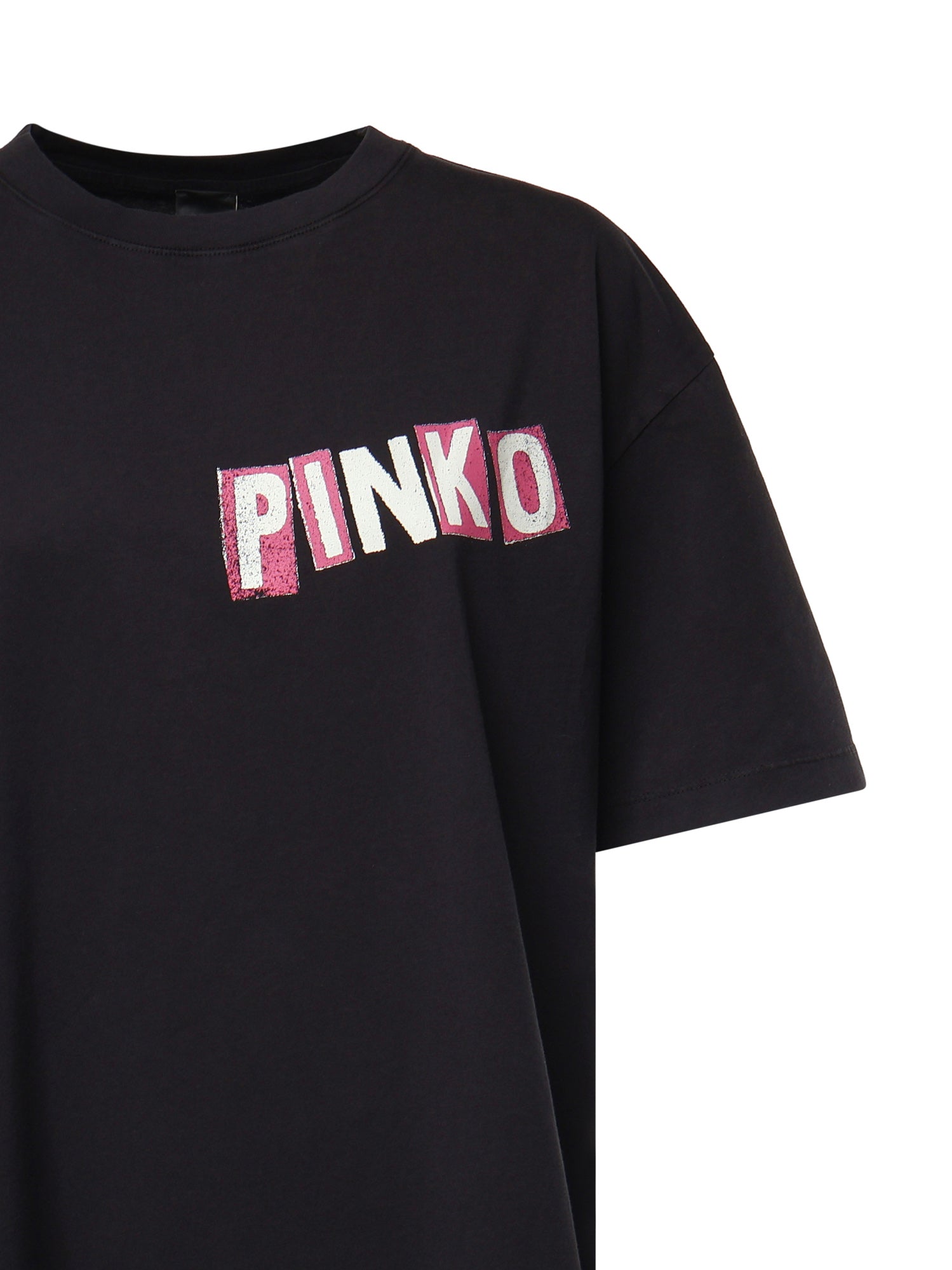 T-shirt in jersey con stampa 107314 A3HWZBF PINKO 