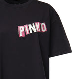 T-shirt in jersey con stampa 107314 A3HWZBF PINKO 