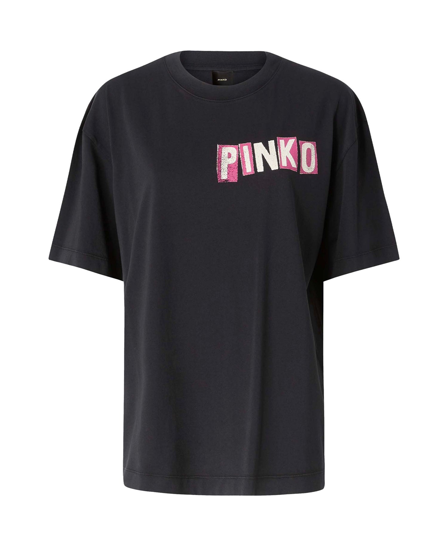 T-shirt in jersey con stampa 107314 A3HWZBF PINKO 