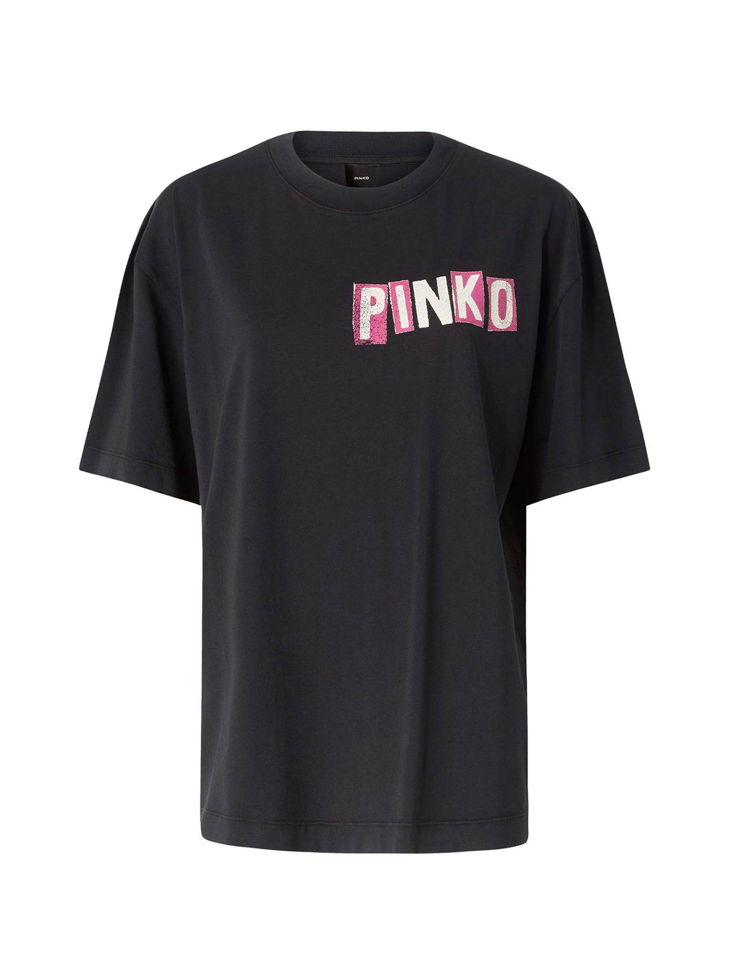 T-shirt in jersey con stampa 107314 A3HWZBF PINKO 