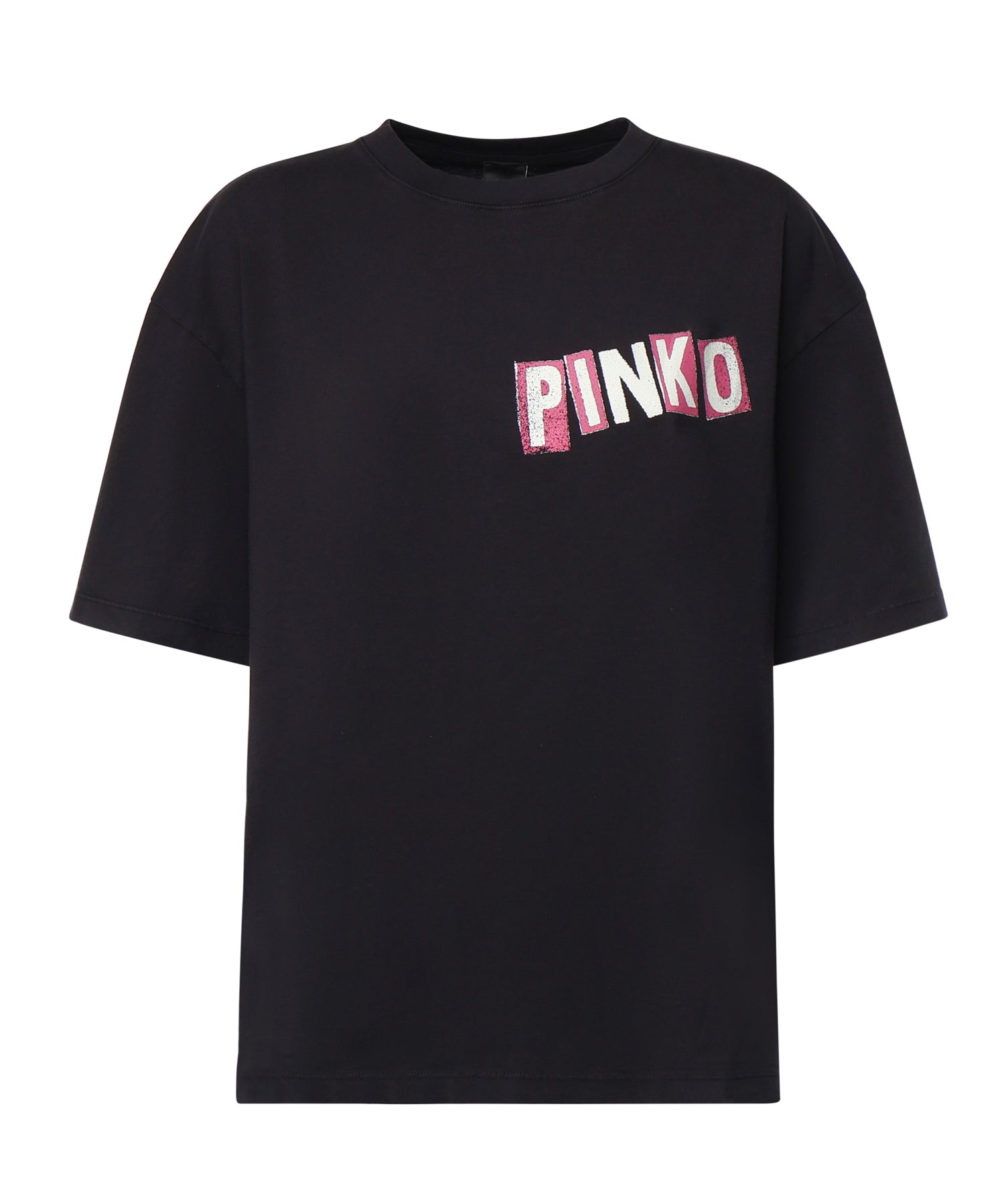 T-shirt in jersey con stampa 107314 A3HWZBF PINKO 