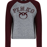 Maglia con logo Love Birds 107326 A3IOIY9 PINKO 