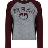 Maglia con logo Love Birds 107326 A3IOIY9 PINKO 