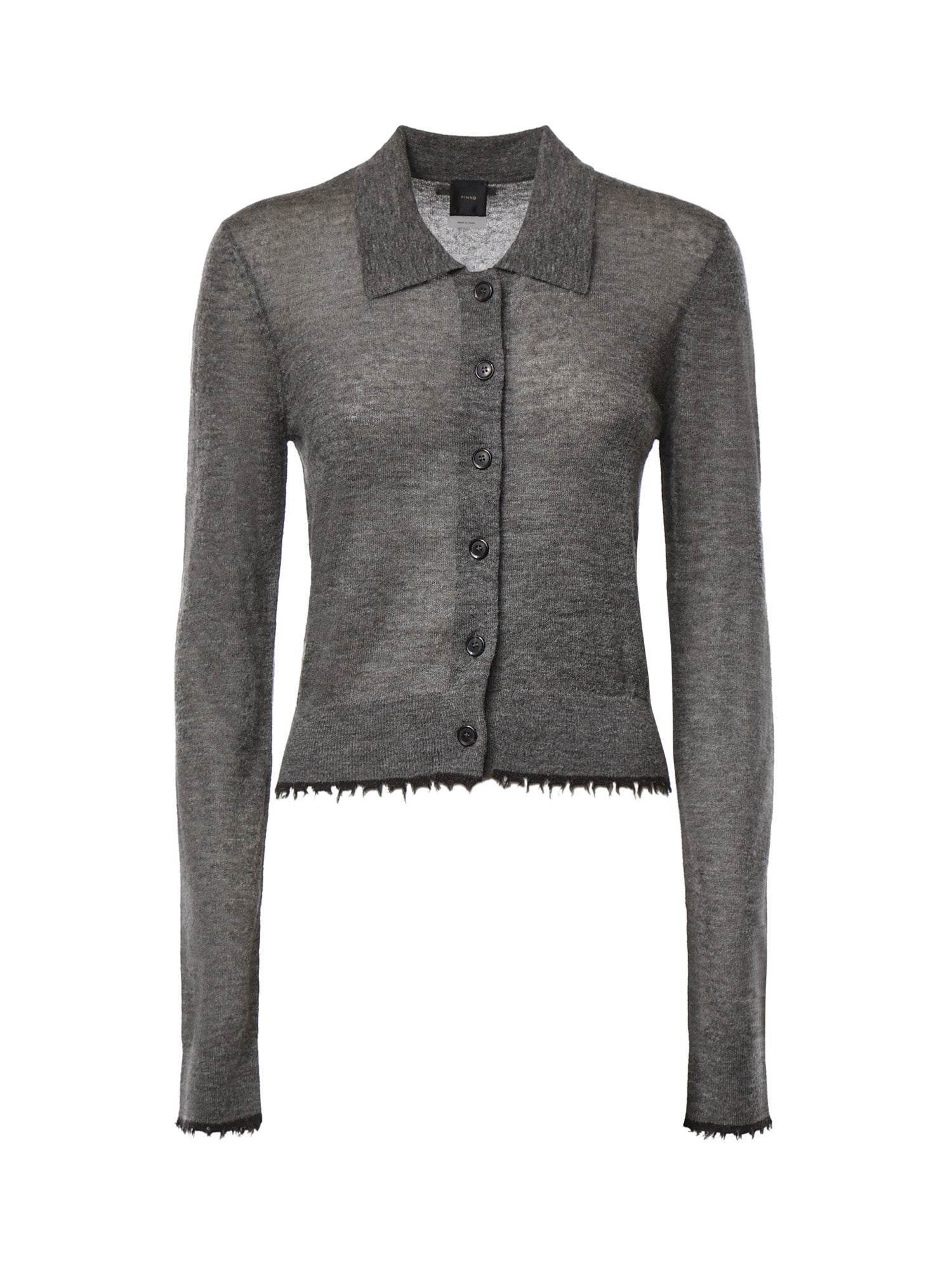 Cardigan cropped in misto lana 107331 A3IQI76 PINKO 