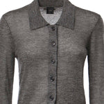 Cardigan cropped in misto lana 107331 A3IQI76 PINKO 