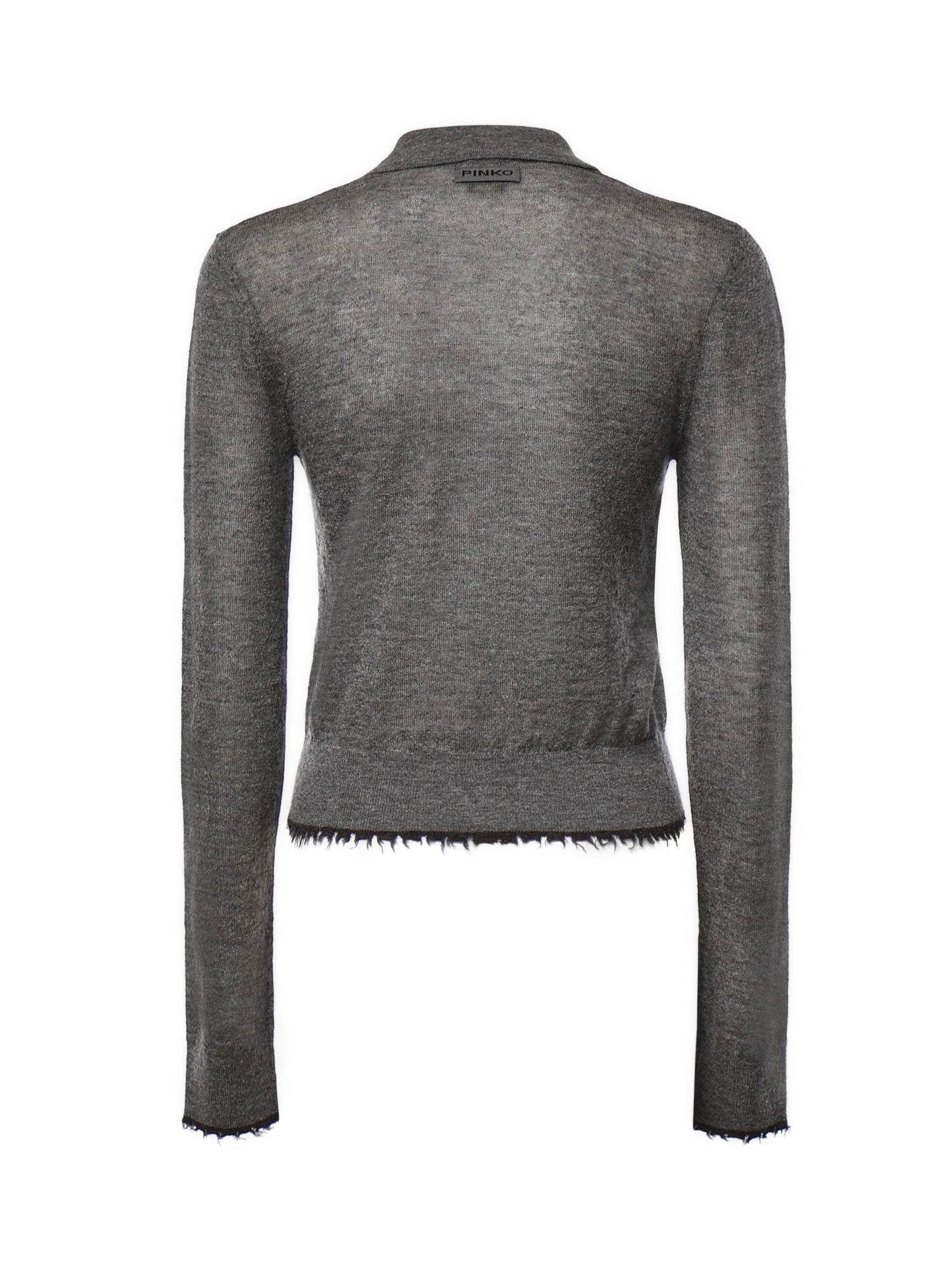 Cardigan cropped in misto lana 107331 A3IQI76 PINKO 