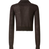 Cardigan cropped in misto lana 107331 A3IQM05 PINKO 