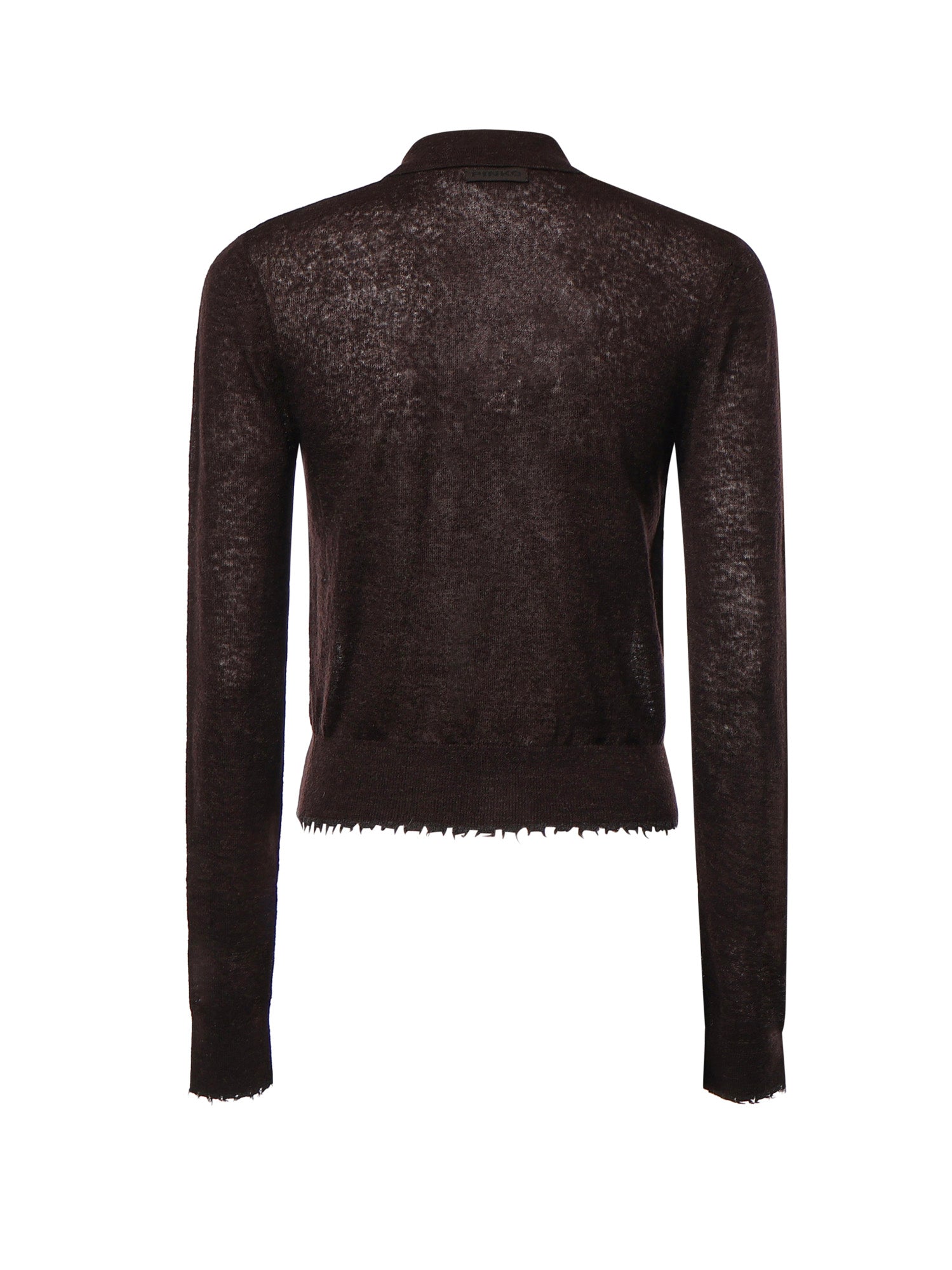 Cardigan cropped in misto lana 107331 A3IQM05 PINKO 