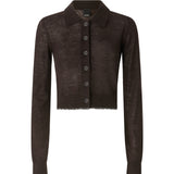 Cardigan cropped in misto lana 107331 A3IQM05 PINKO 