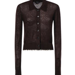 Cardigan cropped in misto lana 107331 A3IQM05 PINKO 