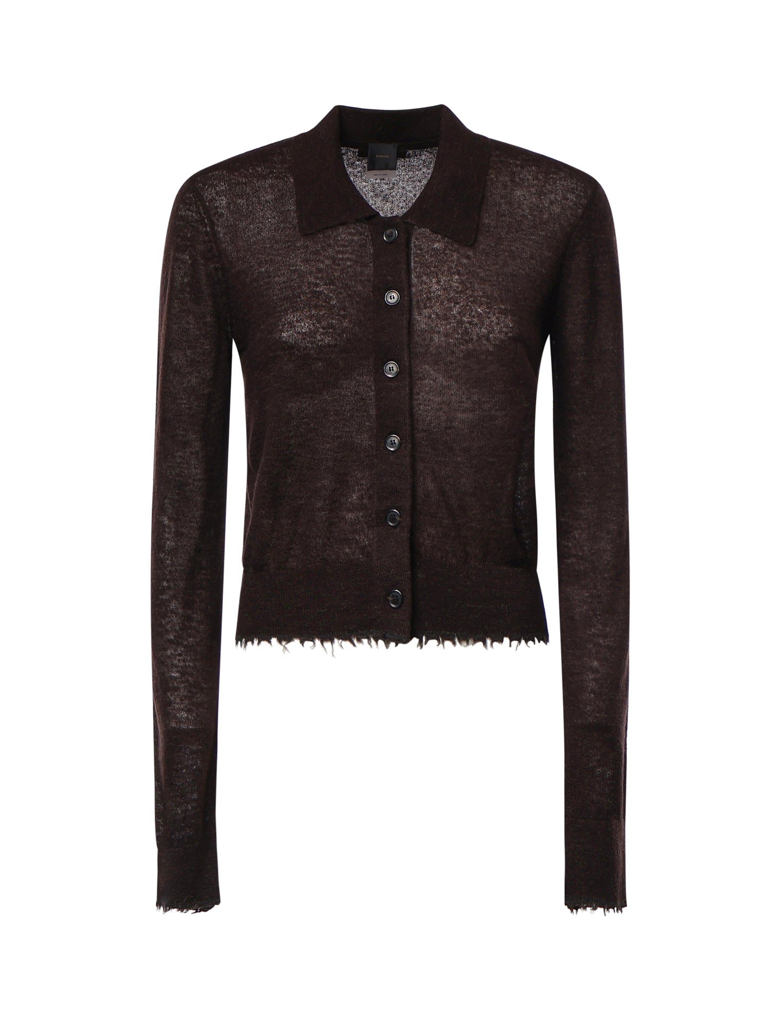 Cardigan cropped in misto lana 107331 A3IQM05 PINKO 
