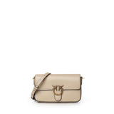 Borsa a tracolla Baby Love Bag One Slouchy in pelle 107344 A2JGC50Q PINKO 