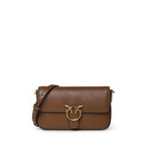 Borsa a tracolla Baby Love Bag One Slouchy in pelle 107344 A2JGM37Q PINKO 