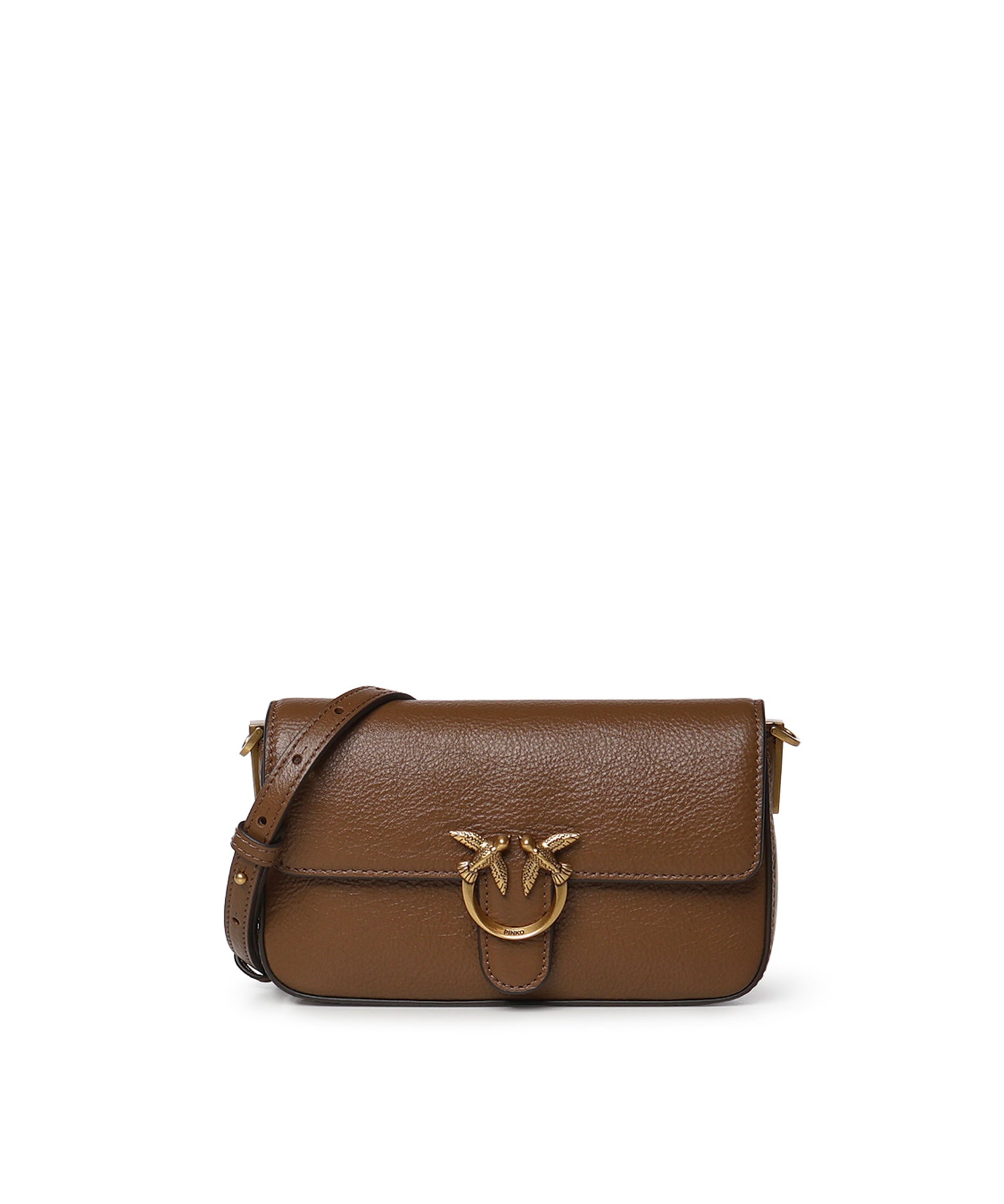 Borsa a tracolla Baby Love Bag One Slouchy in pelle 107344 A2JGM37Q PINKO 