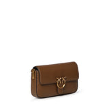 Borsa a tracolla Baby Love Bag One Slouchy in pelle 107344 A2JGM37Q PINKO 