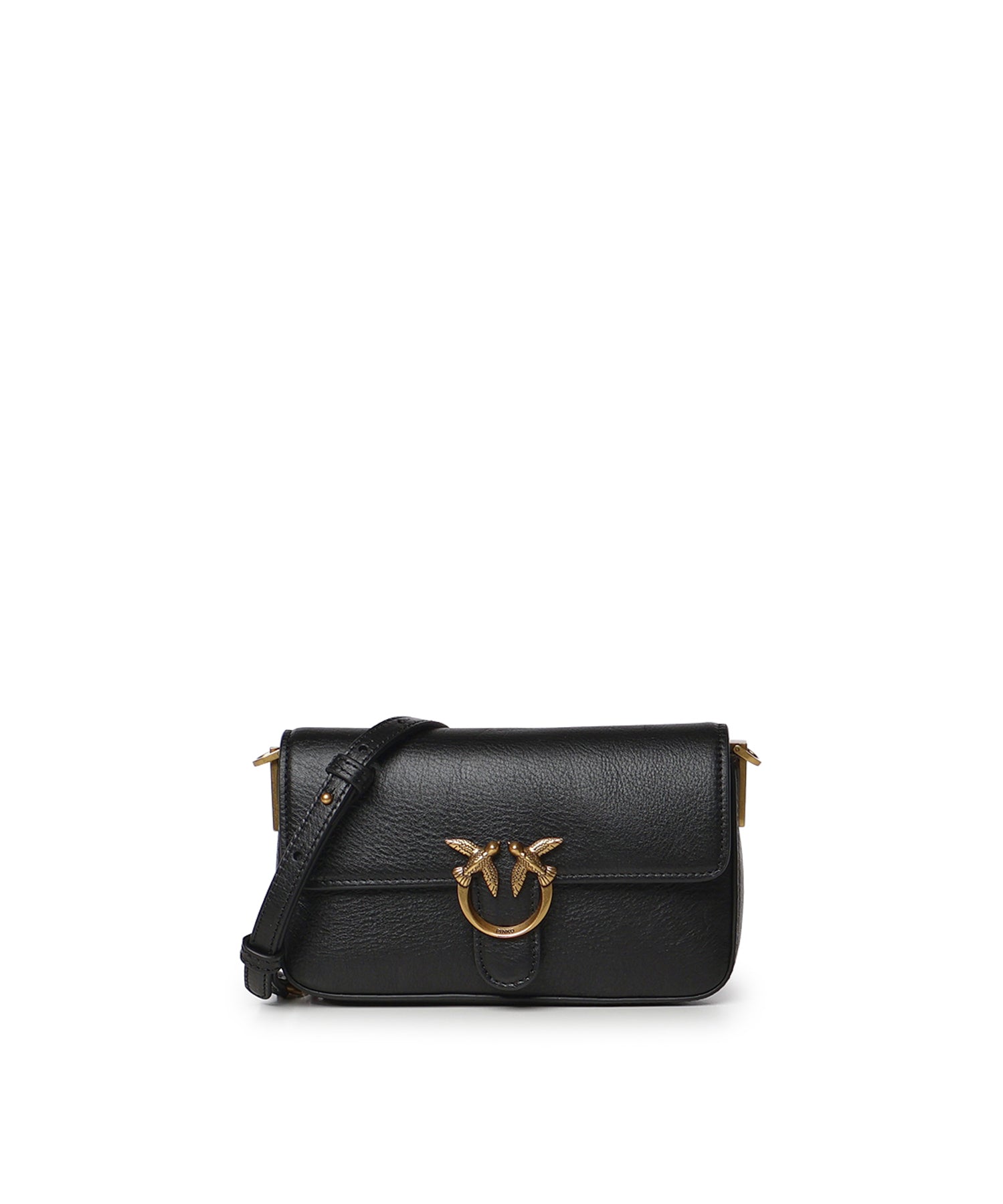 Borsa a tracolla Baby Love Bag One Slouchy in pelle 107344 A2JGZ99Q PINKO 