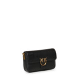 Borsa a tracolla Baby Love Bag One Slouchy in pelle 107344 A2JGZ99Q PINKO 