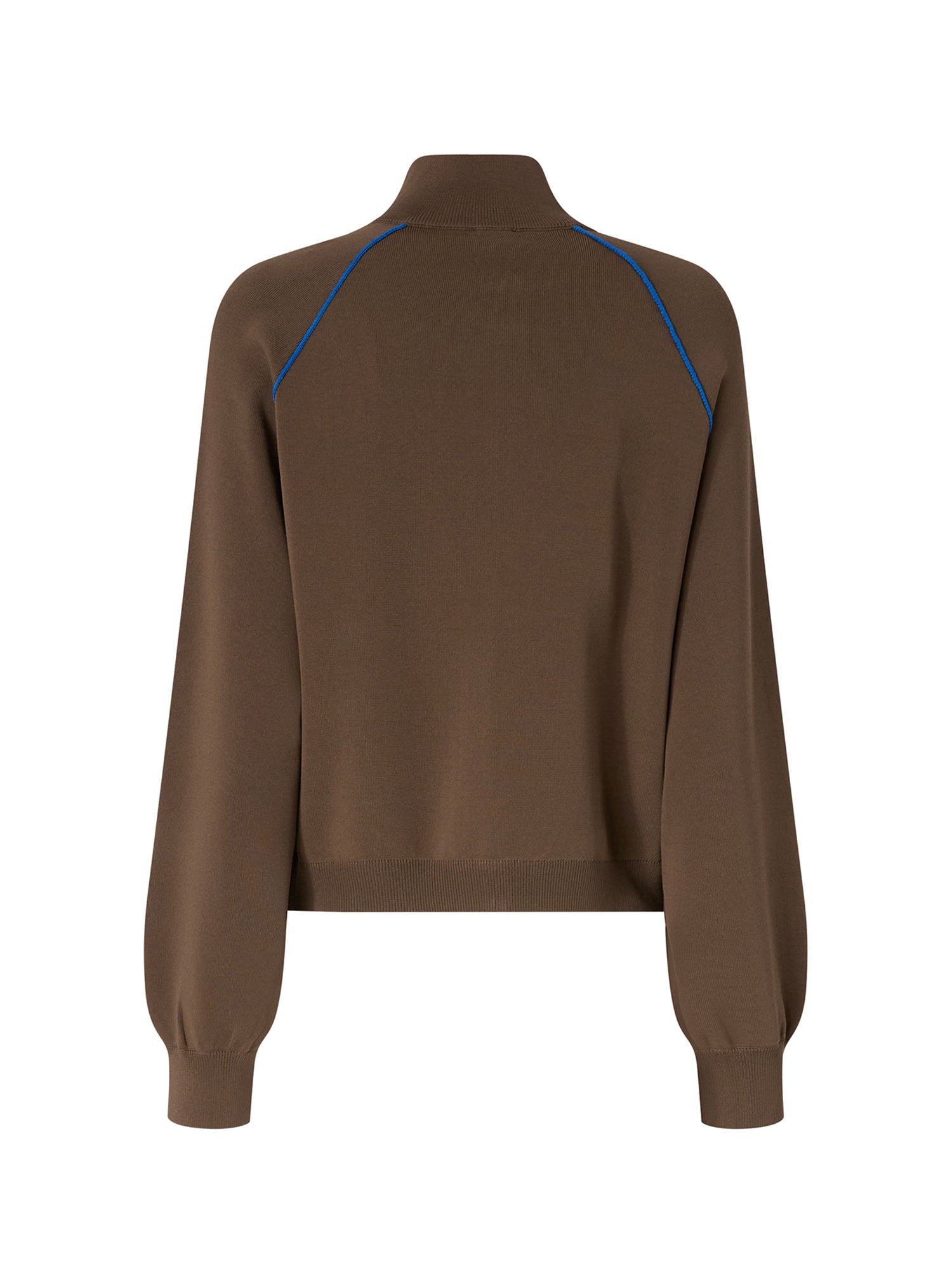 Felpa con zip in misto viscosa 107353 A3J0SE4 PINKO 