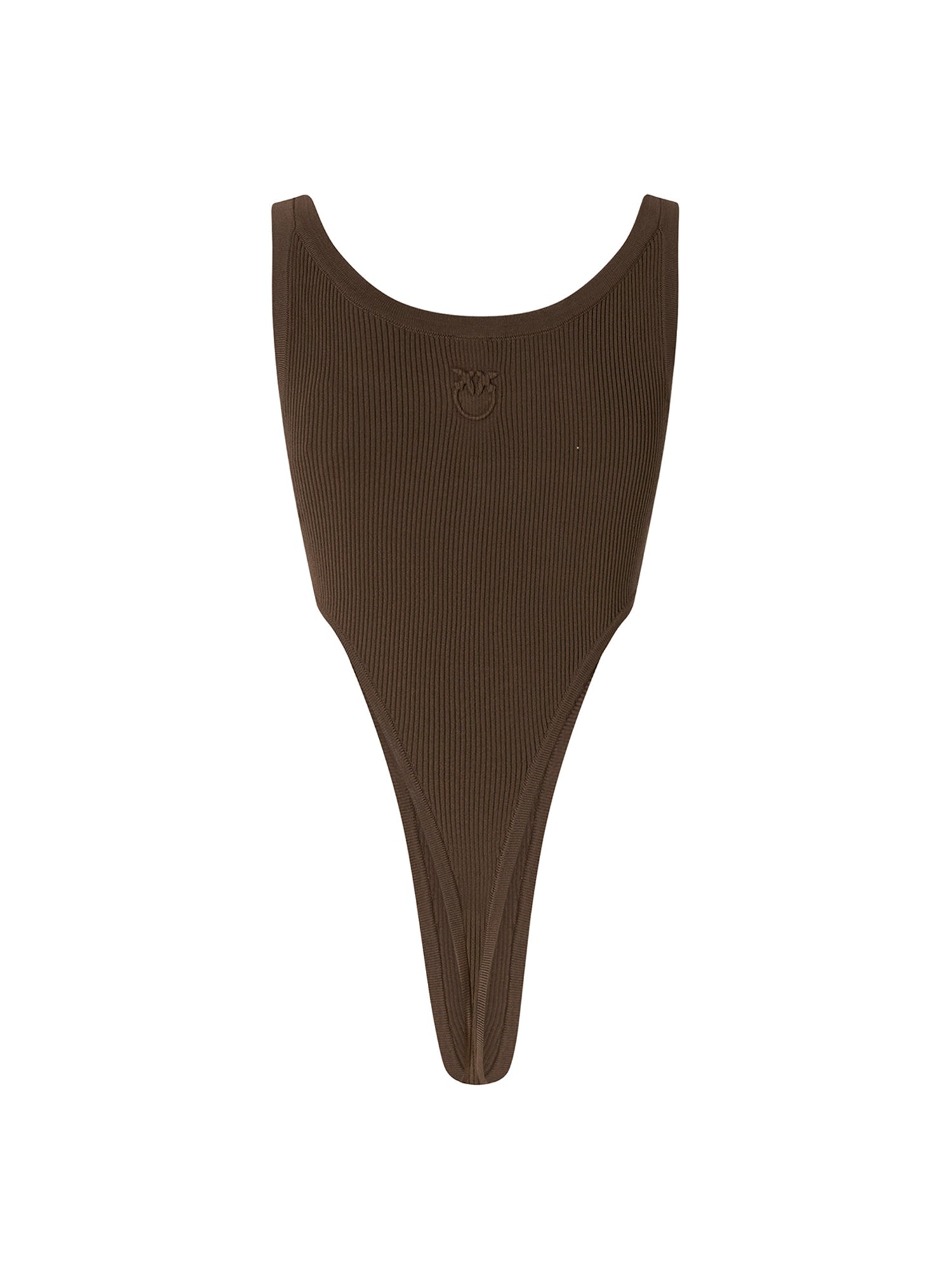 Body in misto viscosa a costine 107355 A3J0V59 PINKO 