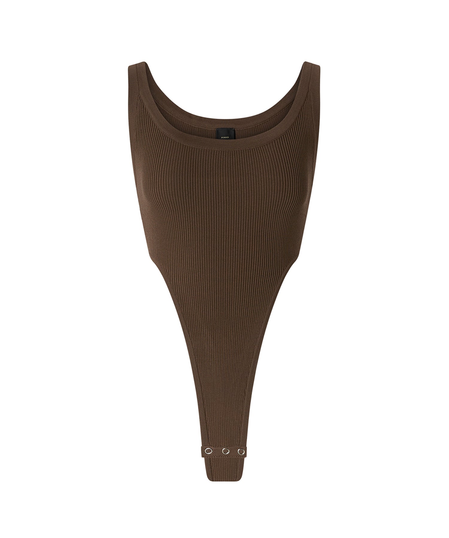 Body in misto viscosa a costine 107355 A3J0V59 PINKO 