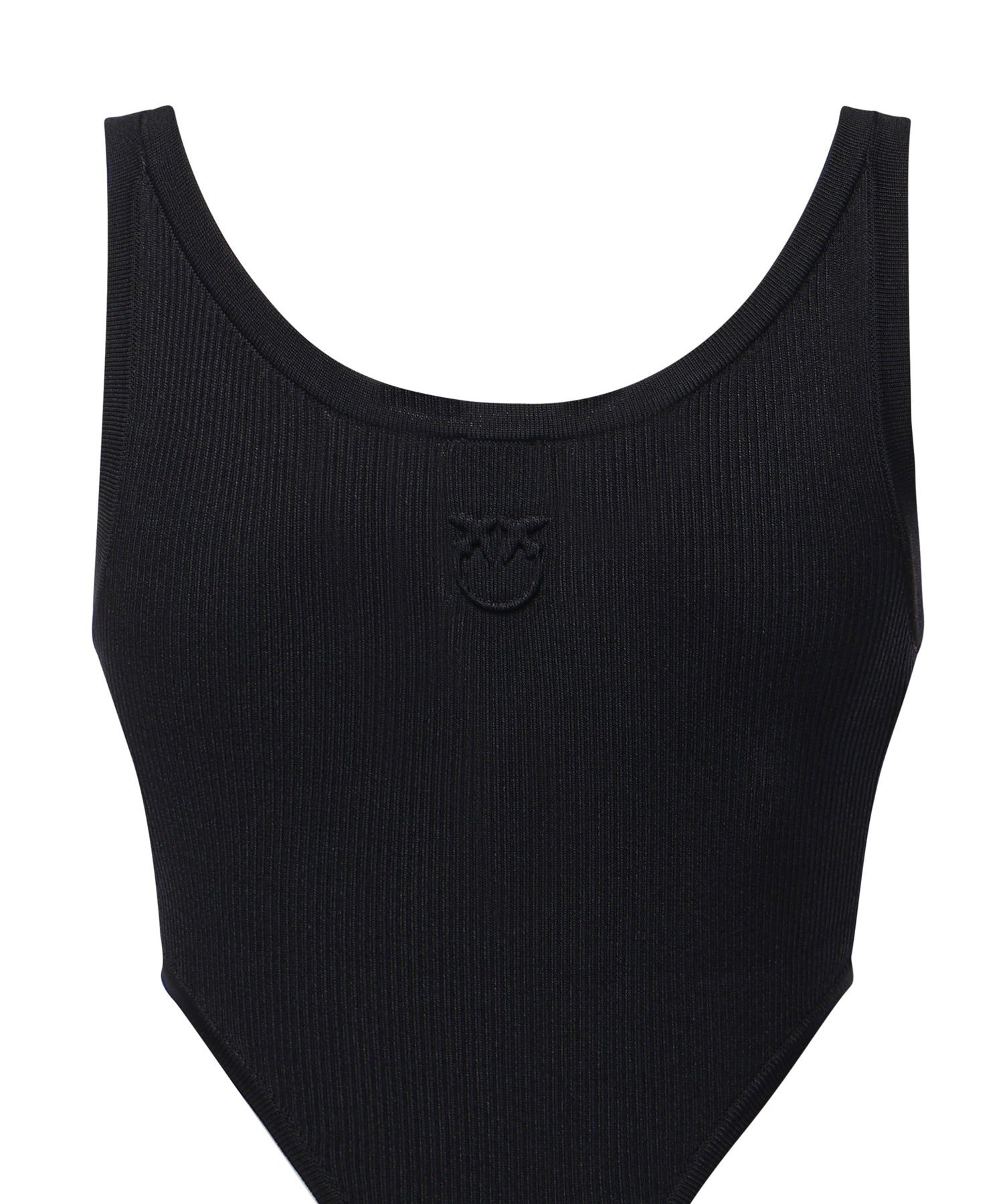 Body in misto viscosa a costine 107355 A3J0Z99 PINKO 