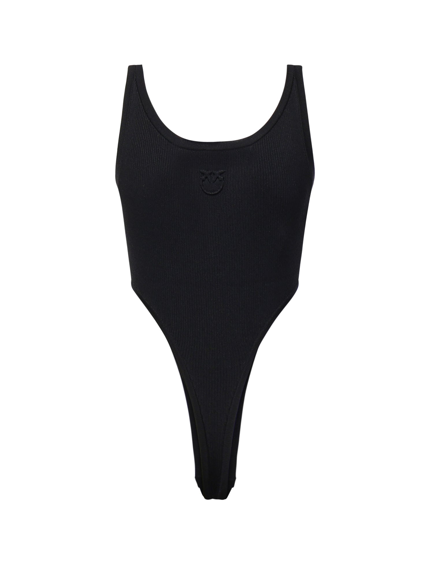 Body in misto viscosa a costine 107355 A3J0Z99 PINKO 
