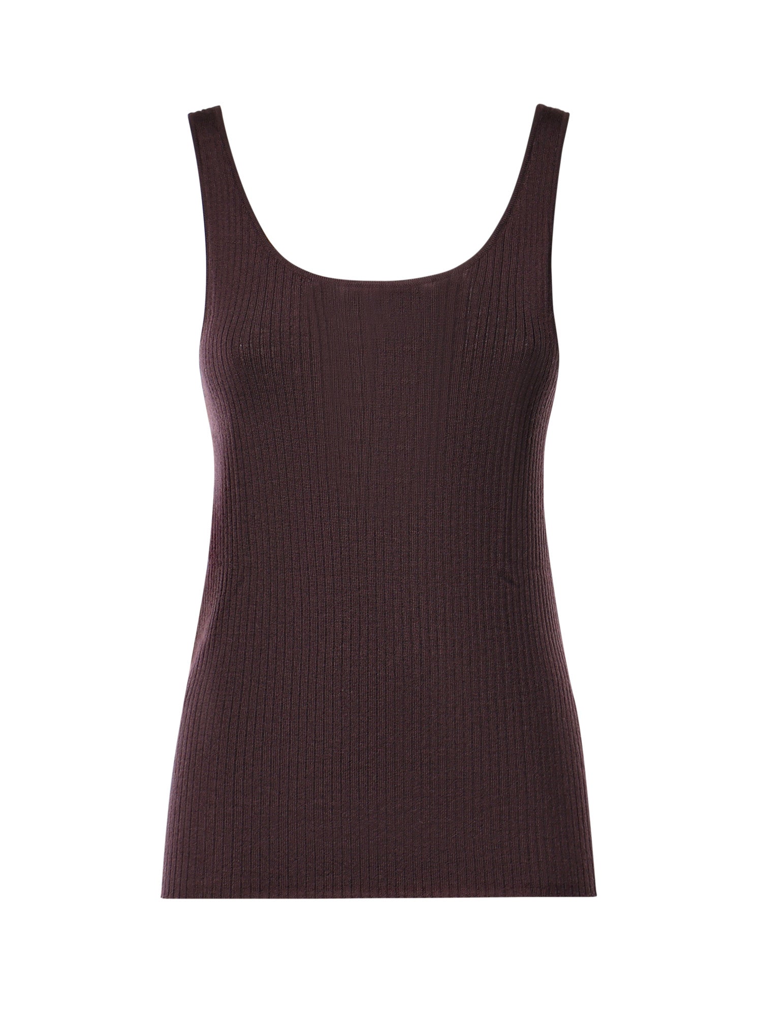 Canotta in lana a costine 107376 A3FYW63 PINKO 