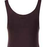 Canotta in lana a costine 107376 A3FYW63 PINKO 