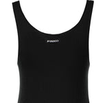 Canotta in lana a costine<BR/> 107376 A3FYZ99 PINKO 