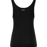Canotta in lana a costine<BR/> 107376 A3FYZ99 PINKO 
