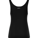 Canotta in lana a costine<BR/> 107376 A3FYZ99 PINKO 