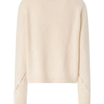 Maglione in lana e cashmere con maxi rombi 107377 A3JEC15 PINKO 
